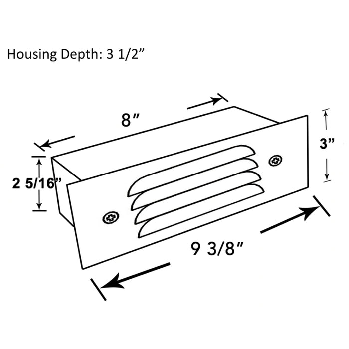 Westgate LS-124 3W 12V LED Step Light