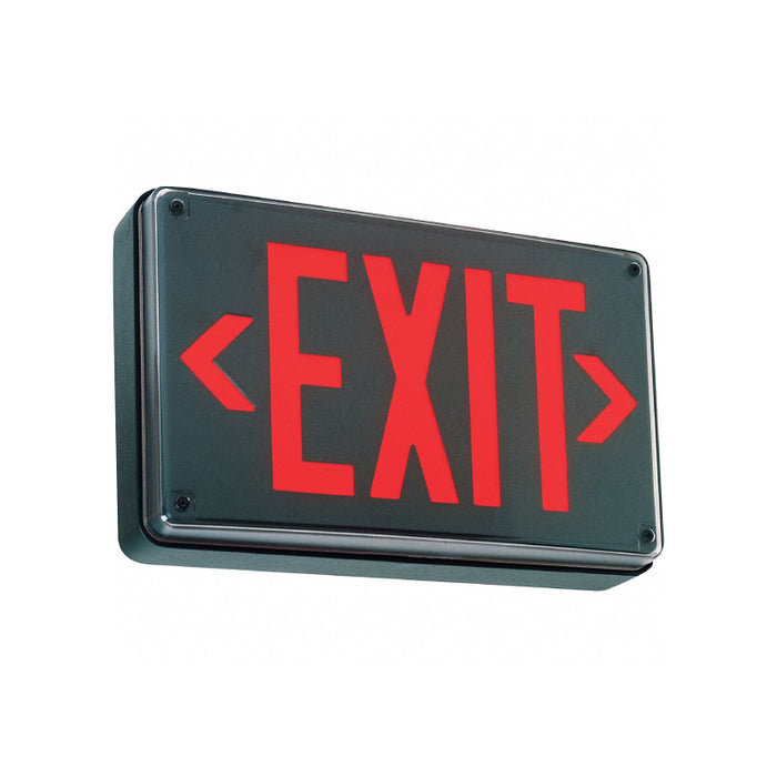 Lithonia LV Extreme Vandal-Resistant ED Exit Sign, Double Face