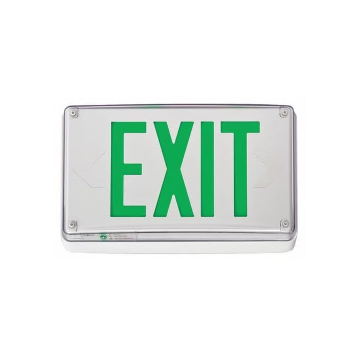 Lithonia LV Extreme Vandal-Resistant ED Exit Sign, Double Face