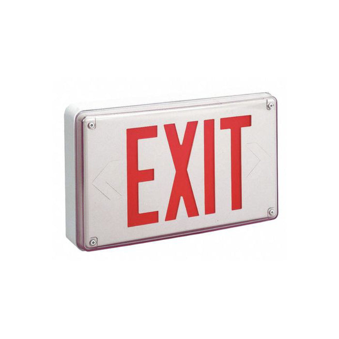 Lithonia LV Extreme Vandal-Resistant ED Exit Sign, Double Face