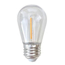 Candex M850201 1W S14 Clear LED Filament Bulb, E26 Base