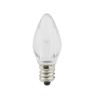 Candex M850227 1W C7 Clear LED Bulb, E12 Base, 10-Pack