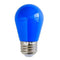 Candex M850237 1W S14 Blue LED Bulb, E26 Base, 10-Pack