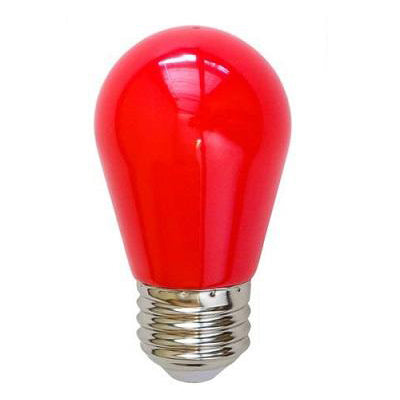 Candex M850238 1W S14 Red LED Bulb, E26 Base, 10-Pack