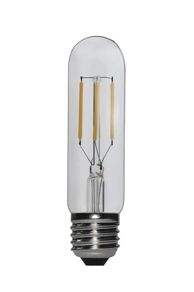 Candex M850278 4W T10 LED Filament Bulb, E26 Base, 2700K, Dimmable JA8 - 10-Pack
