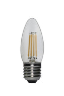 Candex M850281 4W B11 LED Filament Bulb, E26 Base, 2700K - 10-Pack