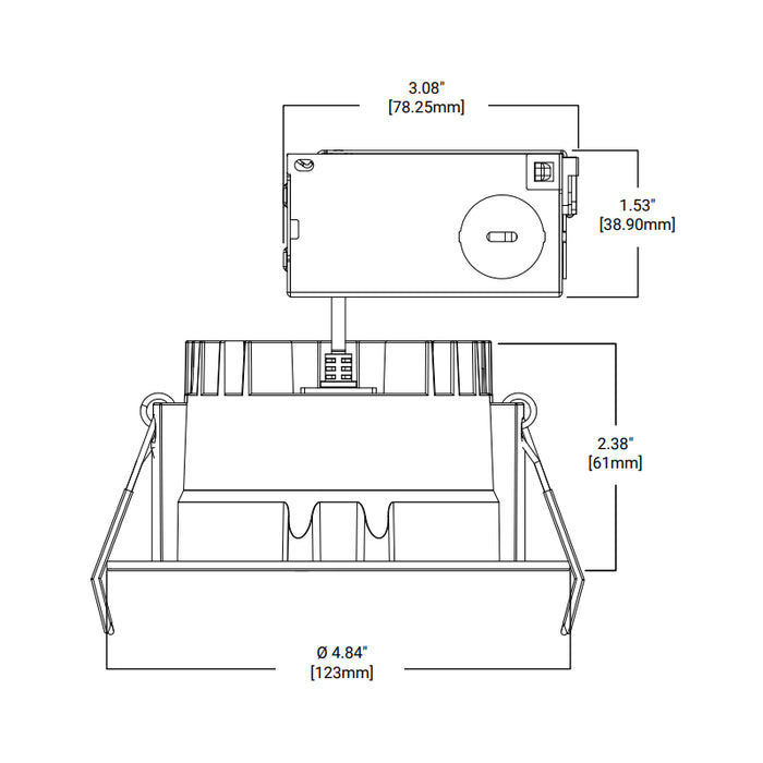 Halo ML4DM10LSFL9FS1E 4" LED Canless, Lumen & CCT Selectable
