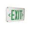 Nora NX-617-LED/G Wet Location LED Exit Sign with Battery Backup and Self Diagnostics - Green Letters