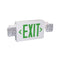 Nora NEX-711 LED Exit & Emergency Combo with Remote Capability Self Diagnostic - Green Letters