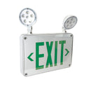 Nora NEX-720 LED Exit/Emergency Combination with Self Diagnostics and Remote Capability - Green Letters