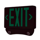 Nora NEX-730 LED Exit & Emergency Combo - Green Letters