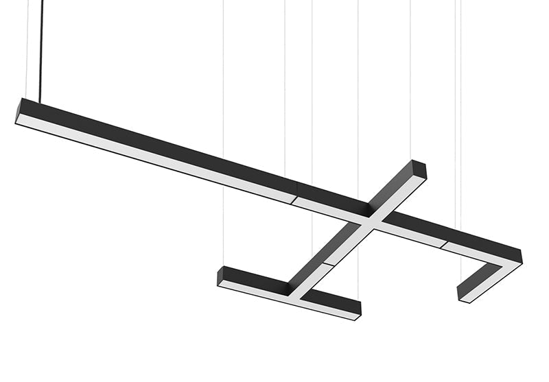Nora NLUD-X334 "X" Shaped L-Line LED Indirect/Direct Linear, Selectable CCT