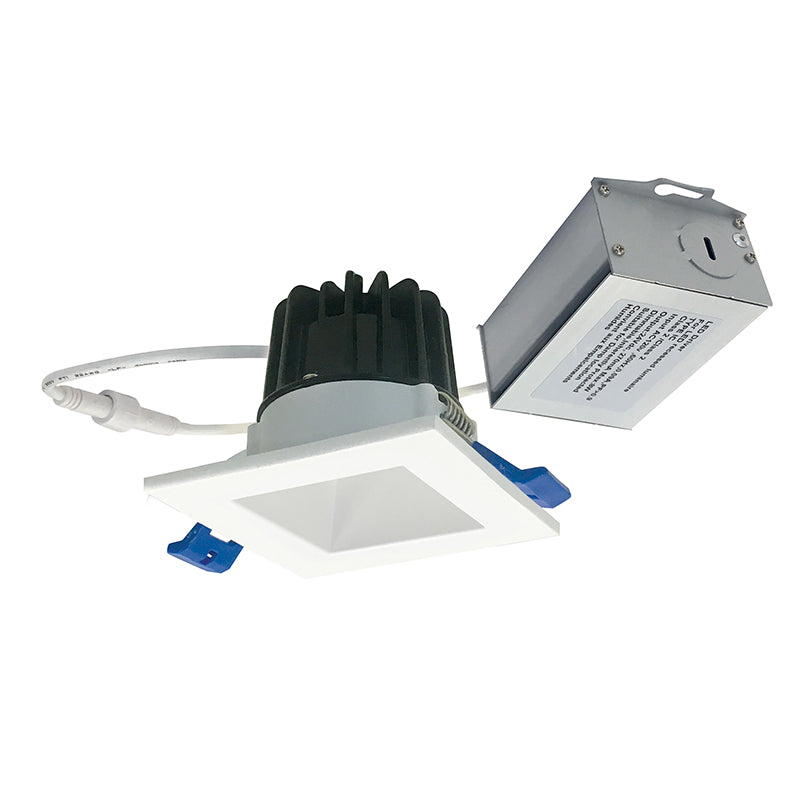 Nora NM2-2SDC 2" 8W Square LED Recessed Downlight, 2700K