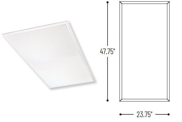 Nora NPDBL-E24 2' x 4' LED Backlit Panel, CCT Selectable  (draft-j)