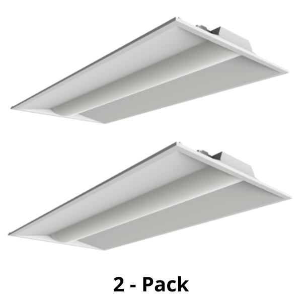 Westgate LTRE 2x4 32W/40W/50W LED Troffer, CCT - Pack of 2