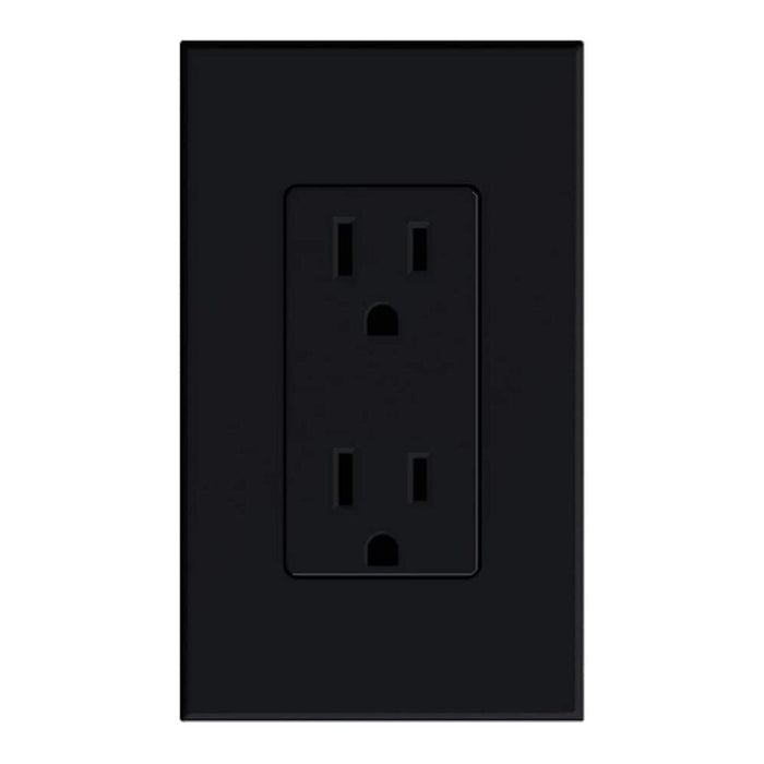 Lutron NTR-15-TR Nova T 15A Tamper Resistant Receptacle