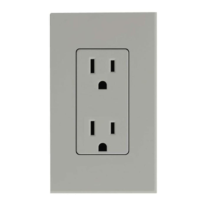 Lutron NTR-15-TR Nova T 15A Tamper Resistant Receptacle