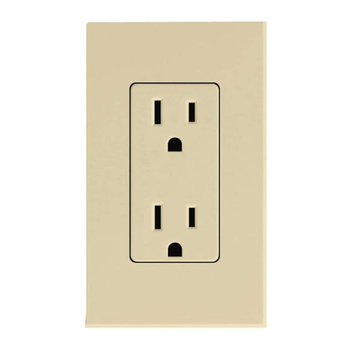 Lutron NTR-15-TR Nova T 15A Tamper Resistant Receptacle