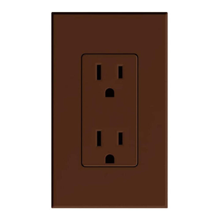 Lutron NTR-15-TR Nova T 15A Tamper Resistant Receptacle