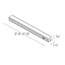 Nora NUDTW-9824 Bravo FROST Tunable White 24" 20W LED Linear Light, CCT Selectable