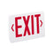Nora NX-503-LED/R Thermoplastic LED Exit Sign, AC only - Single Face, Red Letters