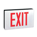 Nora NX-615-LED/R Self-Diagnostic Die-Cast Aluminum LED Exit Sign with Battery Back-up - Single Face, Red Letters