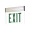 Nora NX-812 Surface Adjustable LED Edge-Lit Exit Sign, Double Face Green Letters