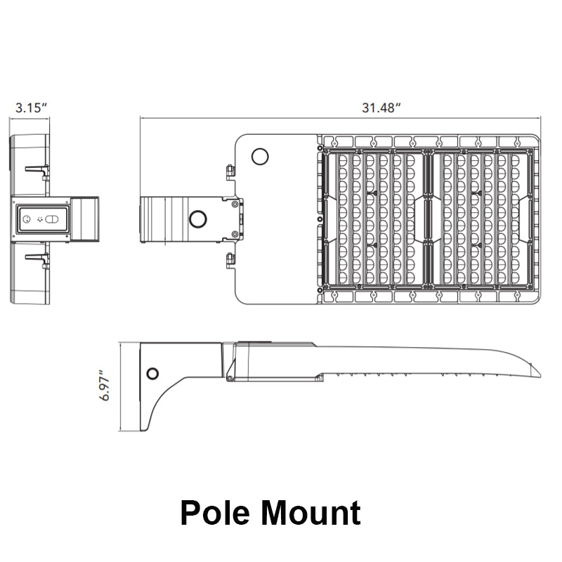 Elite OAL-301-ACC-PM Pole Mount Accessory for OAL-301-LED