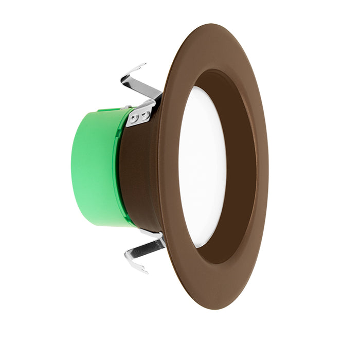 Westgate RDL4-ST 4" 10W LED Smooth Recessed Trim, 5CCT Selectable