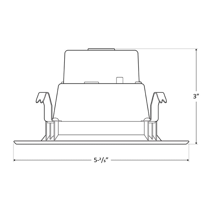 Westgate RDPF4 4" 8W/10W/13W LED Baffle Recessed Retrofit, 5CCT Selectable
