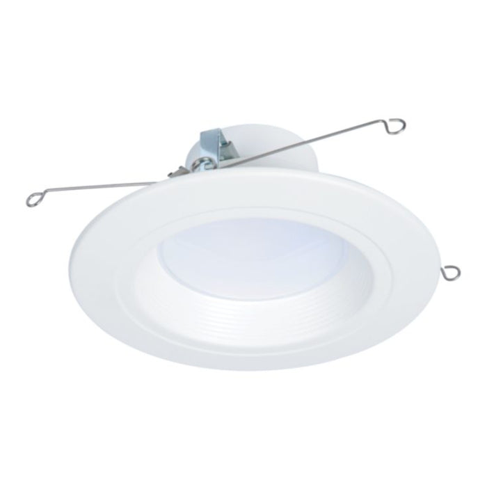 Halo RL56 5"/6" Recessed LED Retrofit Module, 5CCT & 2 Lumens Selectable, Warm Dim, Dimmable down to 5% , Matte White Flange