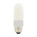 Satco S11218 8W T10 LED Filament Bulb, E26 Base, 3000K, Frost