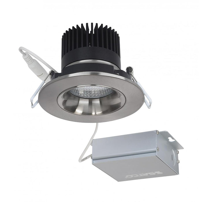 Satco 3" 12W LED Direct Wire Gimbal Downlight, 3000K