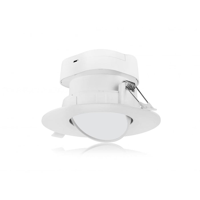 Satco S11709 4" 7W LED Direct Wire Gimbal Downlight, 3000K