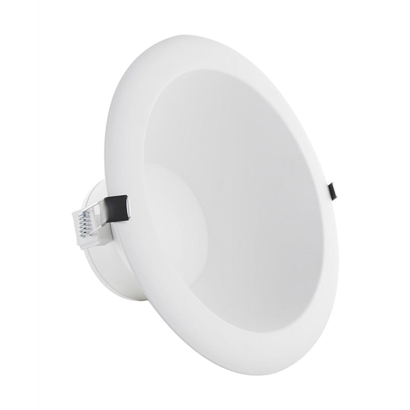 Satco S11812 8" 32W Commercial LED Downlight Retrofit with Color Quick Technology, White Reflector