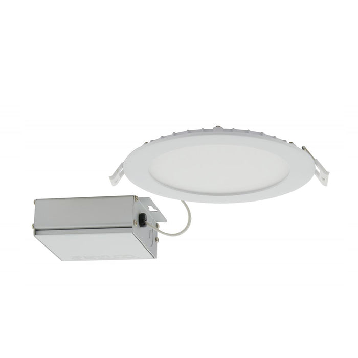 Satco S11827 6" 12W LED Direct Wire Round Downlight, CCT Selectable