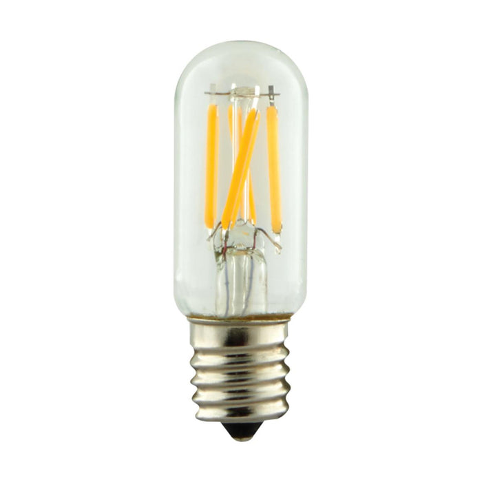 Satco S12114 3.5W T7 LED Filament Bulb, E14 Base, 3000K, Clear
