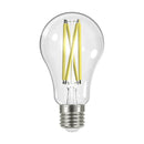 Satco S12443 12.5W A19 Dimmable LED Filament Bulb, E26 Base, 3000K, Clear, 4-Pack