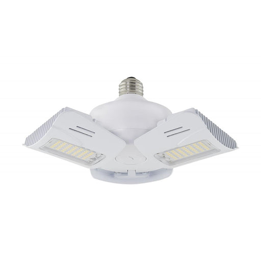 Satco S13118 60W LED Utility Light, Corncob; 4000K; Medium Base; 100-277V; Adjustable Beam Angle