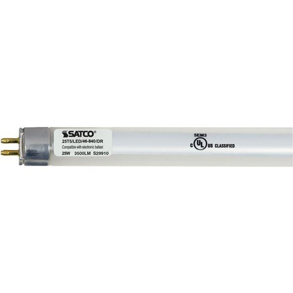 Satco S29912 25W 48'' T5 LED Linear Bulb, 3500K