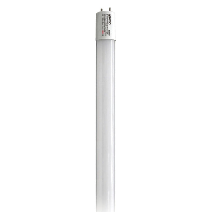 Satco S39901 9W 24'' T8 LED Linear Bulb, 3500K, 25-Pack, Ballast Bypass, 120-277V