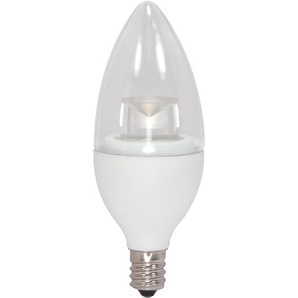 Satco S28574 3.5W B11 Dimmable LED Bulb- E12, 3000K