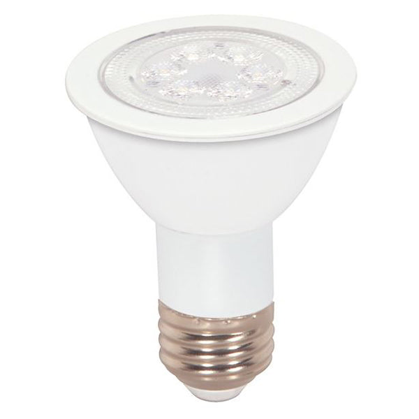 Satco S9188 7W PAR20 Red Color Non-Dimmable LED Bulb - 40° BEAM