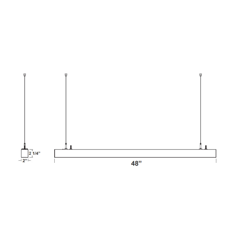 Westgate SCE 4-ft 30W/35W/40W LED Linear Light, CCT Adjustable