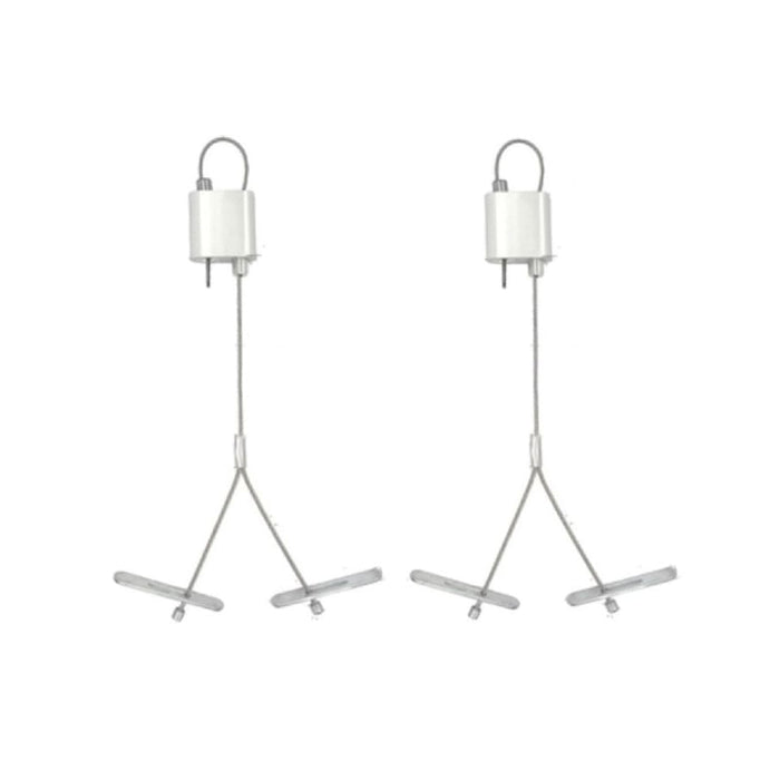 Westgate SCL-GTY220 20ft Heavy-Duty Adjustable 5/64" Suspension Kit with Loop Gripper & Toggle Ends (Set of 2)