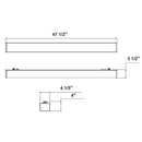 Westgate SCX4 4-ft 40W/60W/80W LED Surface Mounted Linear Light, CCT Selectable