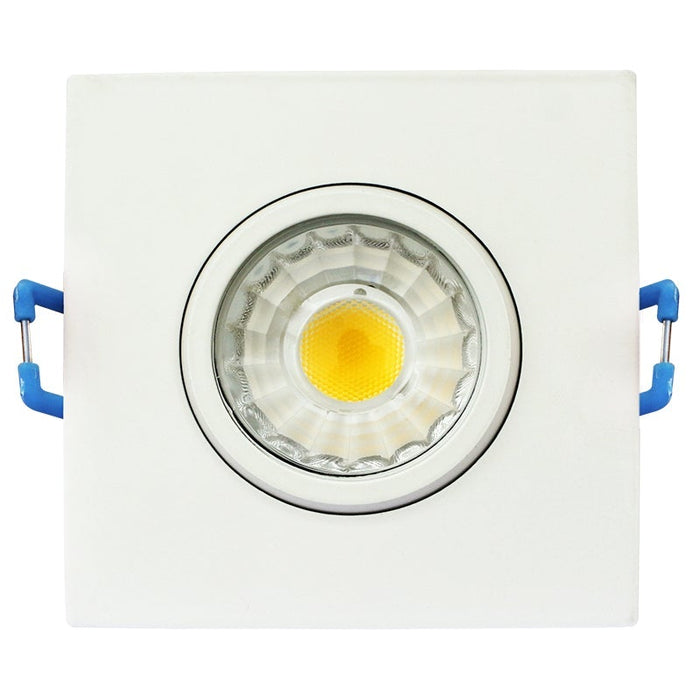 Westgate SDL3S-ADJ 3" 8W LED Square Eyeball Recessed Light, 4000K
