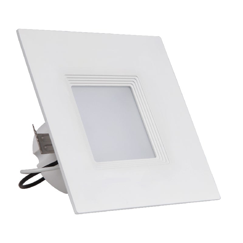 Westgate SDL4-BF 4" LED Square Recessed Downlight with Baffle Trim, 5000K