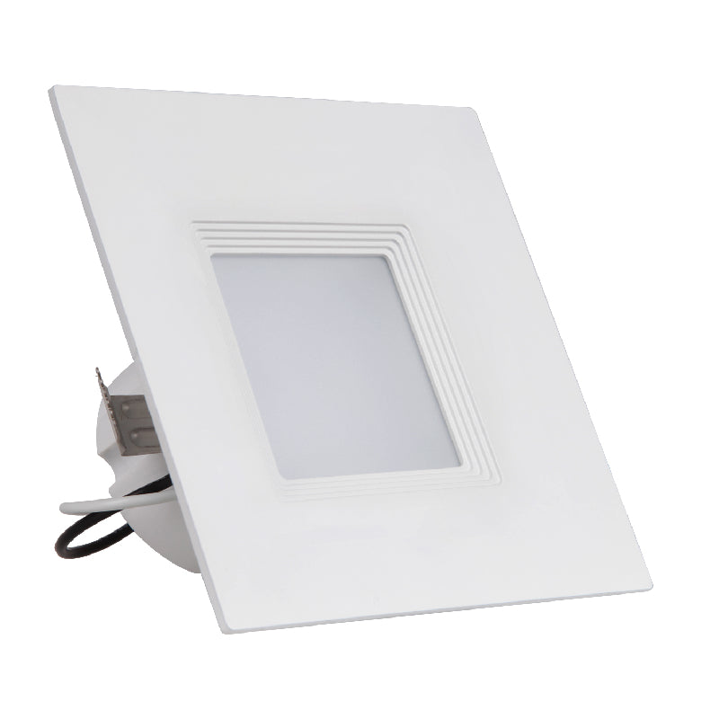 Westgate SDL4-BF 4" LED Square Recessed Downlight with Baffle Trim, 3000K