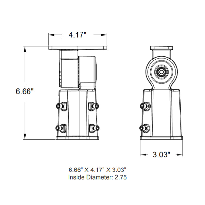 Westgate LFE-SF Slip Fitter Mounting Option